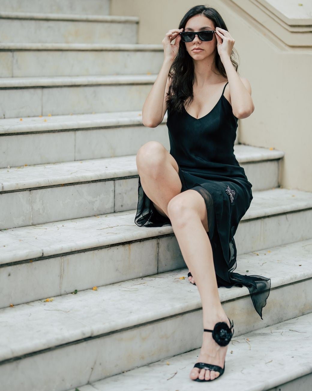 Vestido Slip Preto — Vestidos
